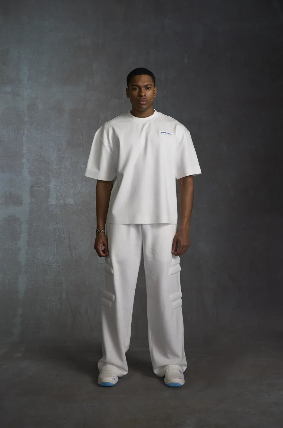 741 BOXY T-SHIRT - White Noise