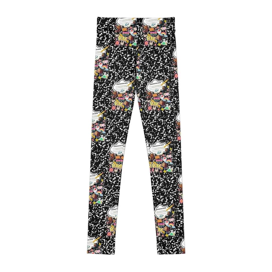 Afro Unicorn COMPOSITION REMIX Youth Leggings