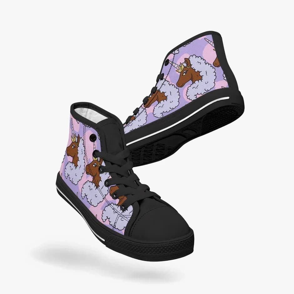 Afro Royals High-Top Canvas Shoes