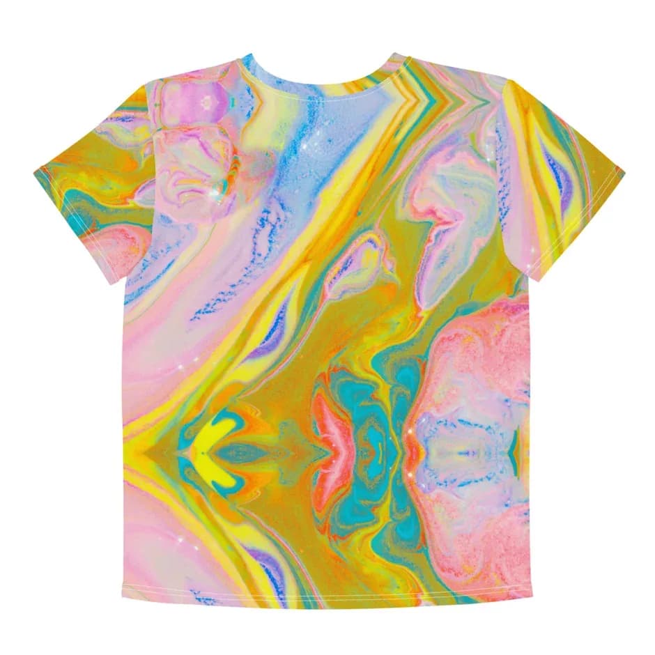Youth - Tie Dye Afro Unicorn Tee