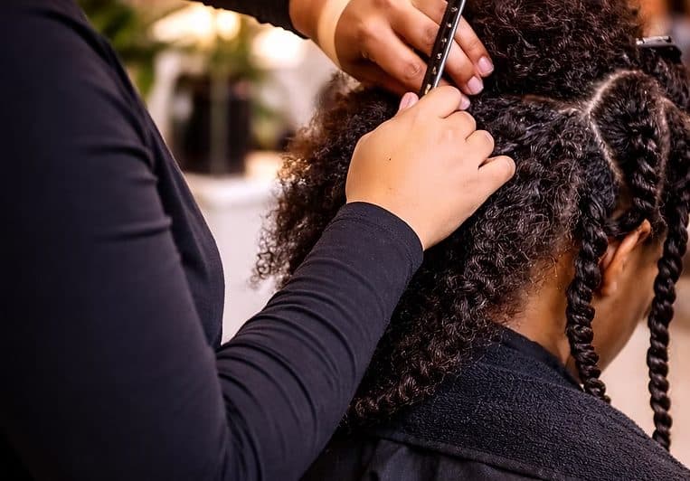 Wig braid down