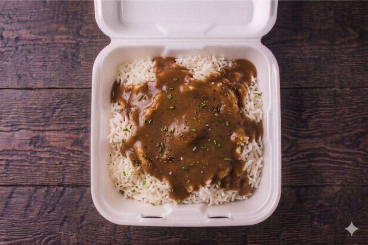 Family Rice & Brown Gravy