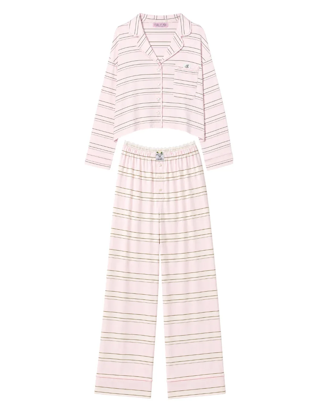 The Enchanted Striped Pajama Set
