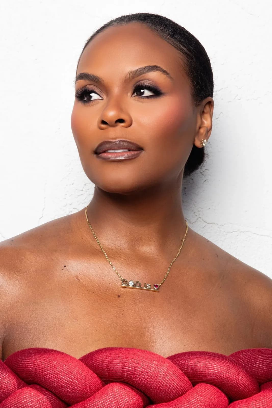 GOD IS LOVE NECKLACE by TABITHA BROWN GOLD