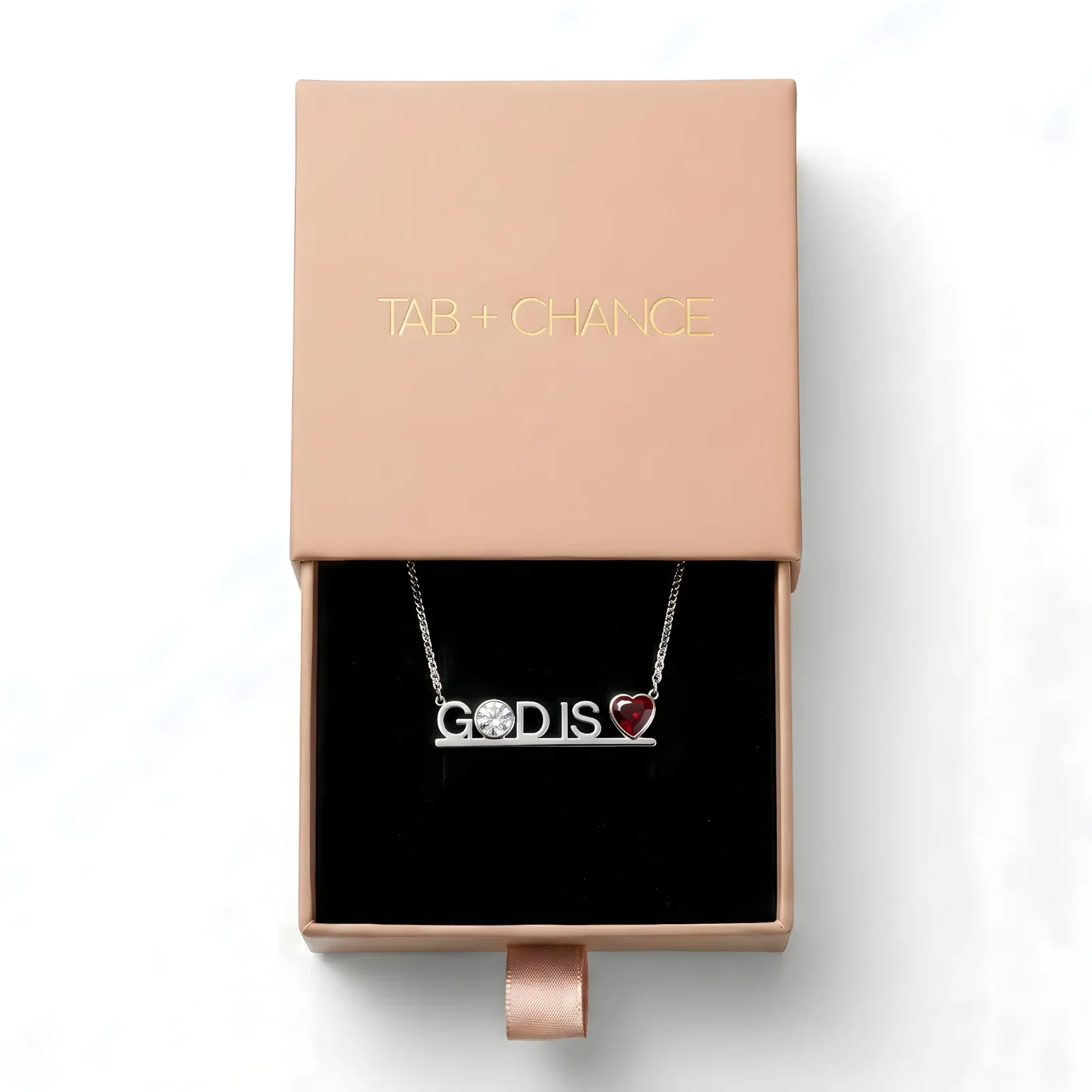 GOD IS LOVE NECKLACE by TABITHA BROWN PLATINUM