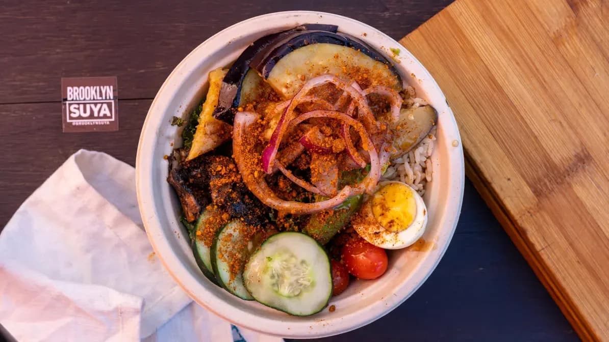 Eggplant Suya Bowl