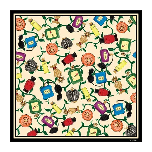 "Séduire" Silk Twill Scarf