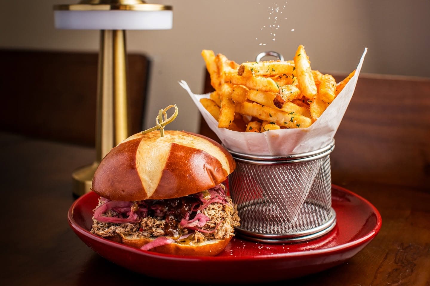 Pulled Jerk Chicken Sandwich