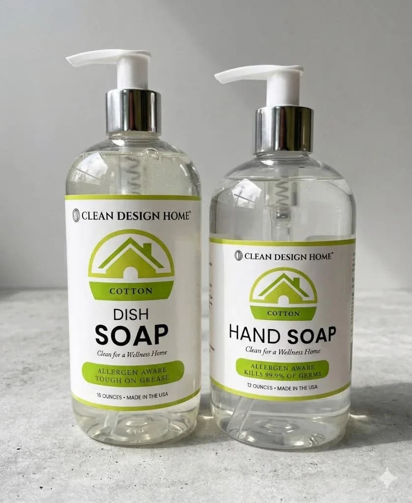 Basics bundle, COTTON hand soap + dish soap