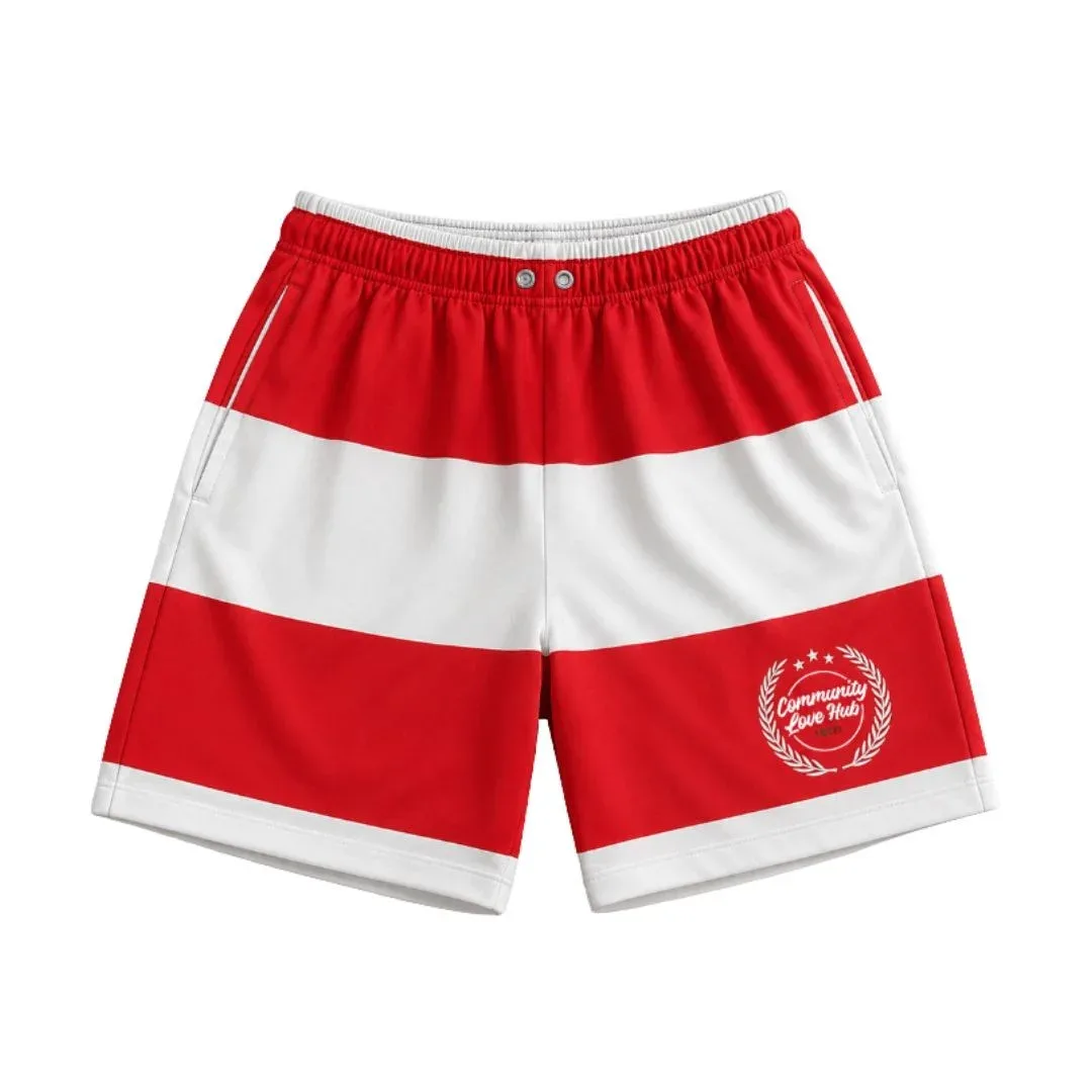 CL Crest Red Stripe Trunks