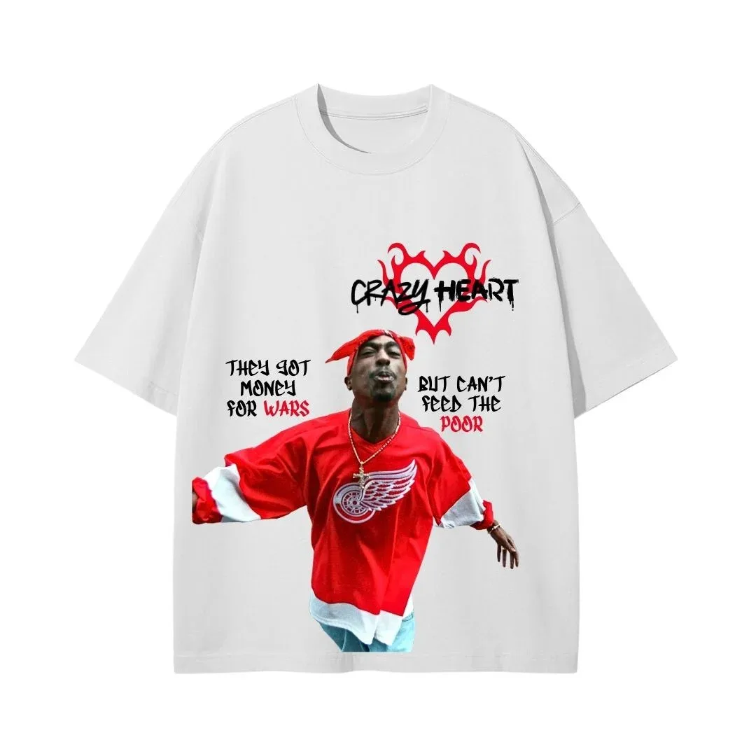 2Pac Crazy Heart Tee