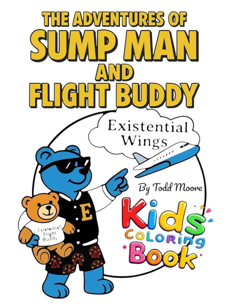(Pre Order) The Adventures of Sump Man and Flight Buddy Coloring book Vol. 1