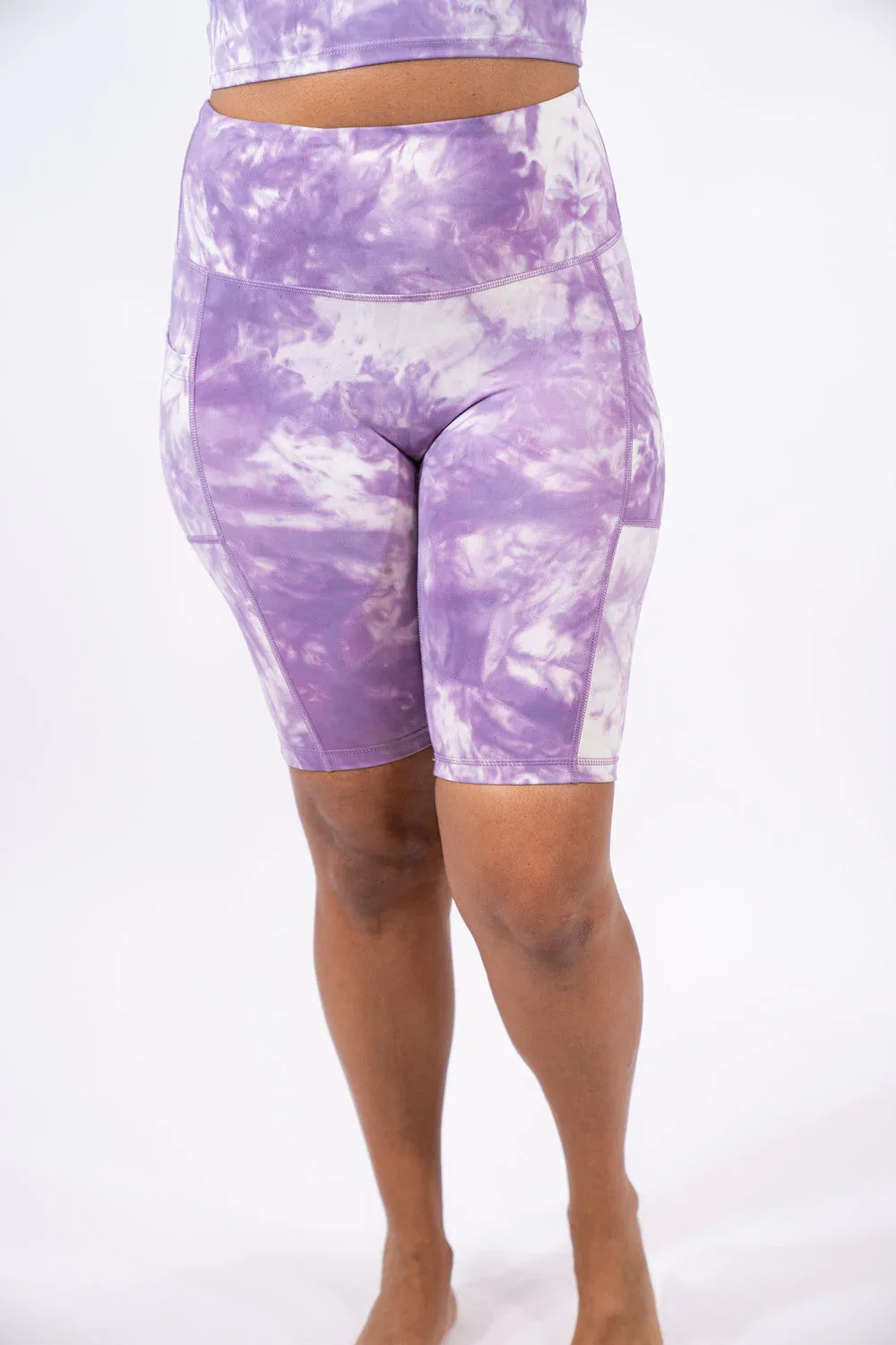 Fashionista Yogi "Shelly" Tie Dye Biker Short