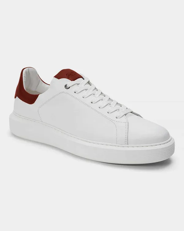 Legend London Sneaker - White/Ruby