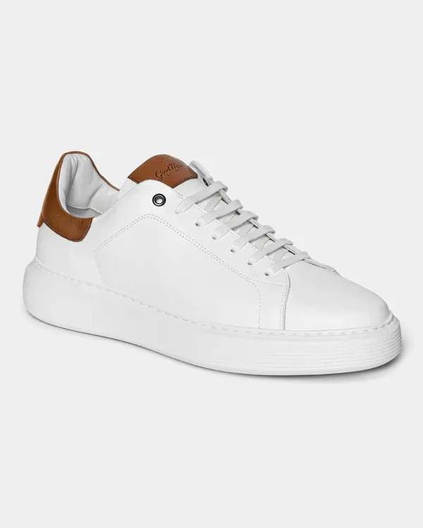 Legend London Sneaker - White/Dark Vachetta