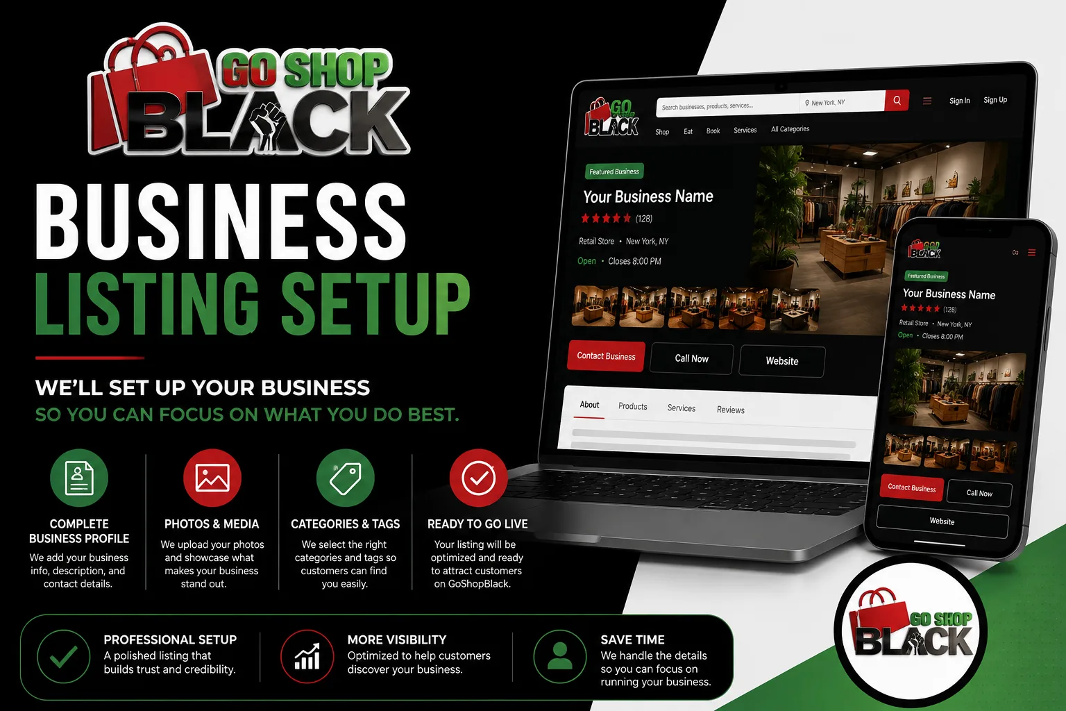Business Listing Setup