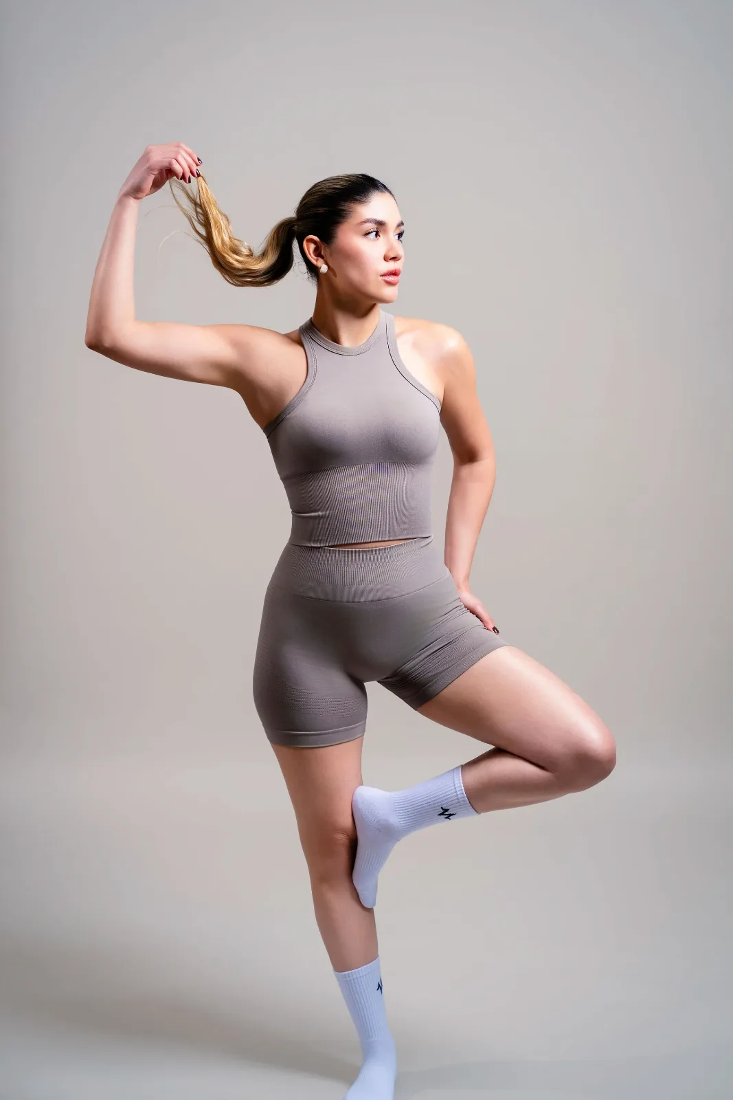 The Marigold Seamless Sculpt Racerback Tank