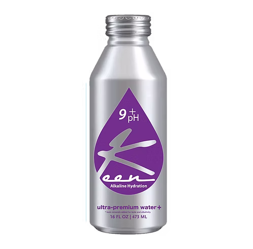 ALUMINUM CAN 24 Pack - 9+ PH NATURAL ALKALINE SPRING WATER - 16 fl oz