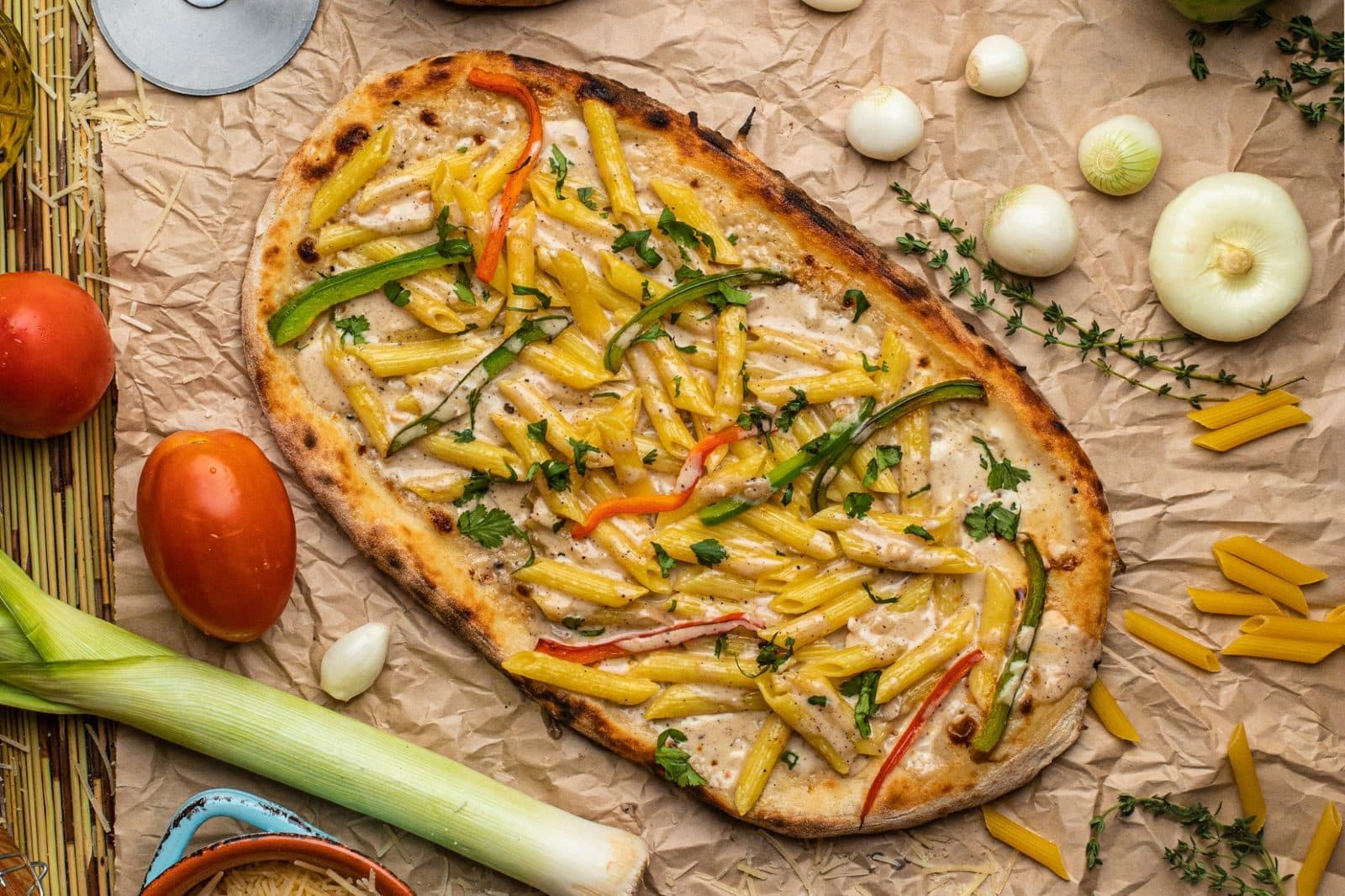 Koko Pasta Flatbread (V)