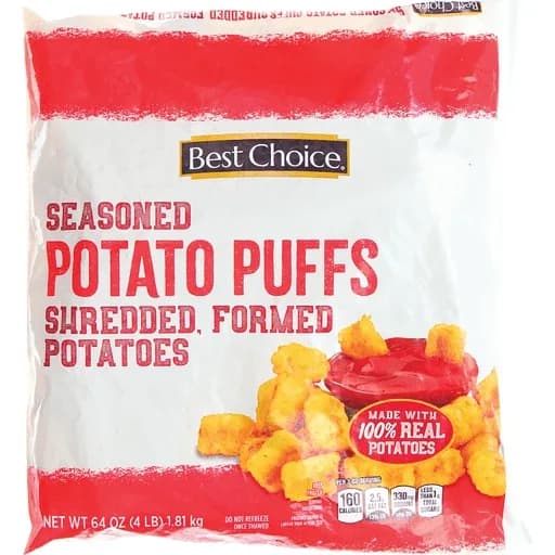 Best Choice Tater Puffs 64 Oz