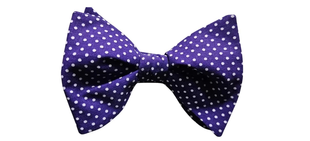 The Great Purple Adult Bow Tie