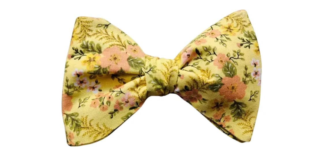 Summer Floral Adult Bow Tie