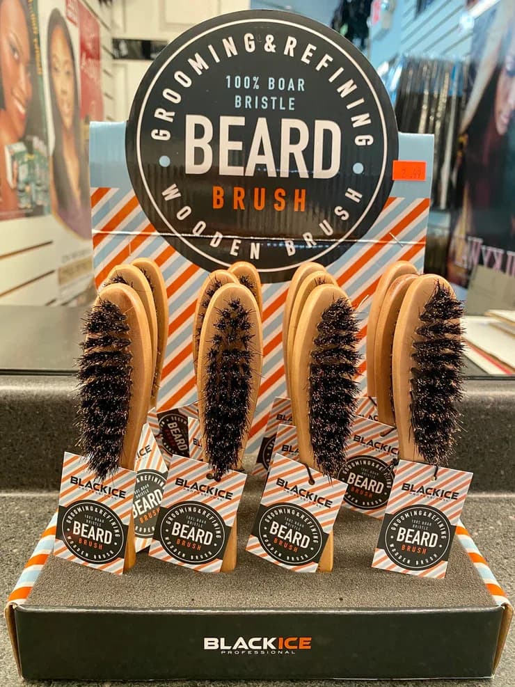 Black Ice Beard Brush