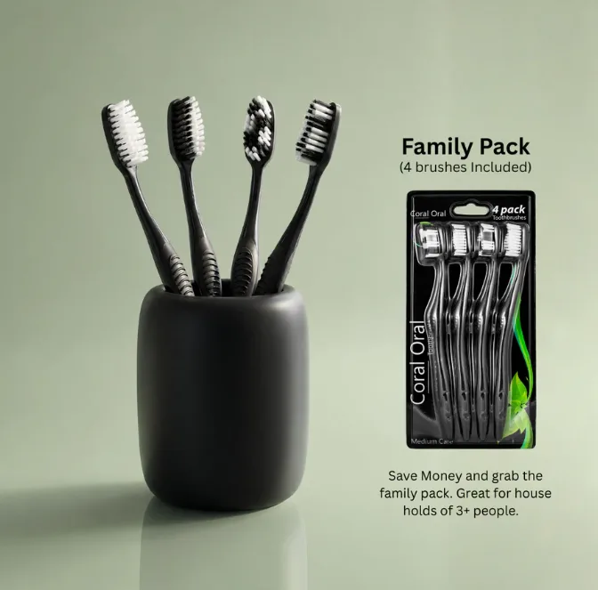 4-Pack Toothbrushes