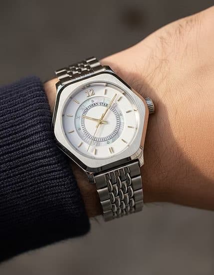 White Sentinel (Stainless Steel) 40.5mm