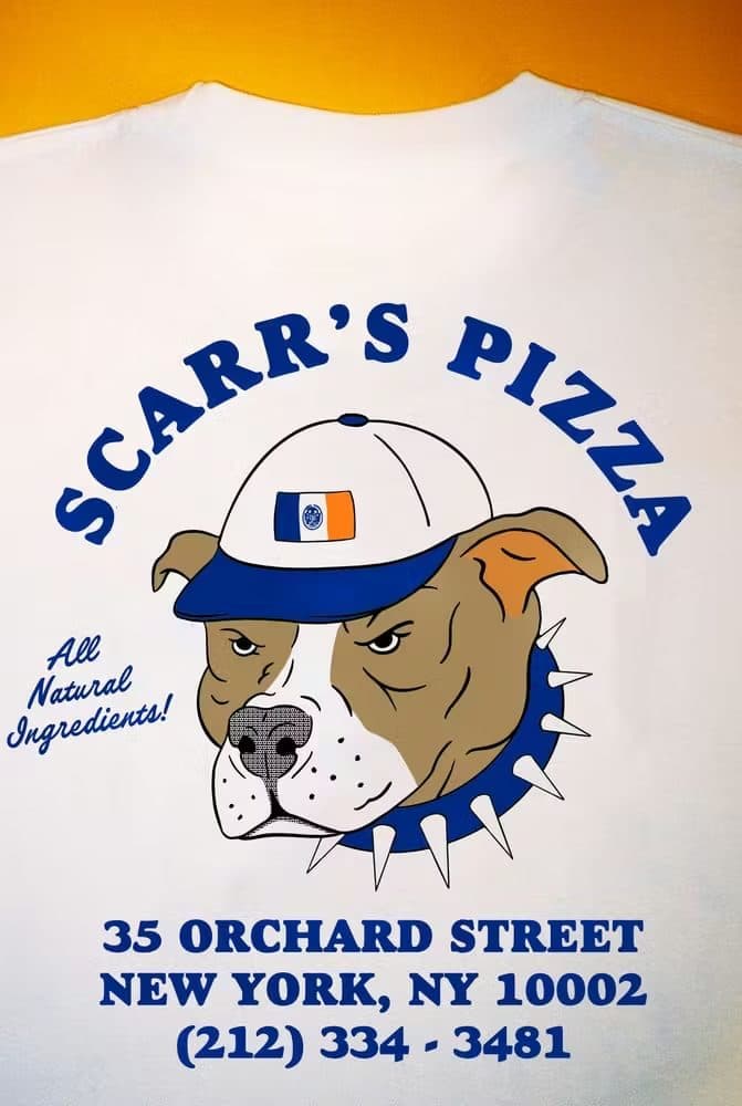 Scarr's Pizza White T-Shirt