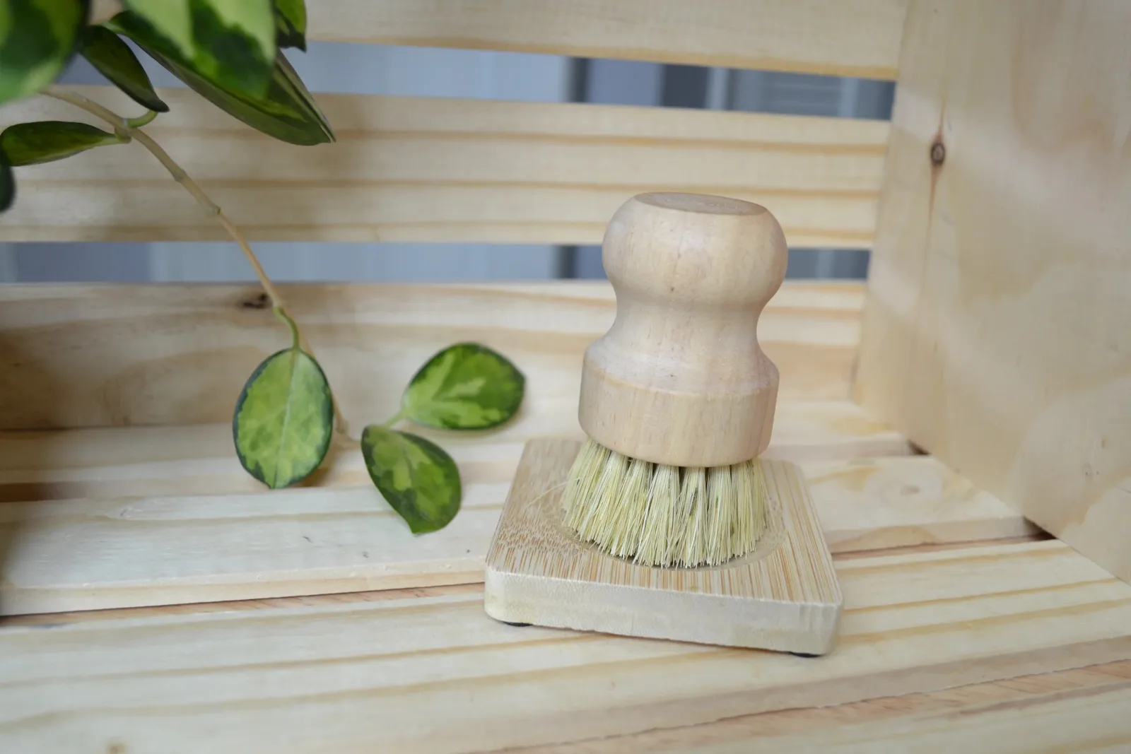 DISH BRUSH & SOAP TRAY