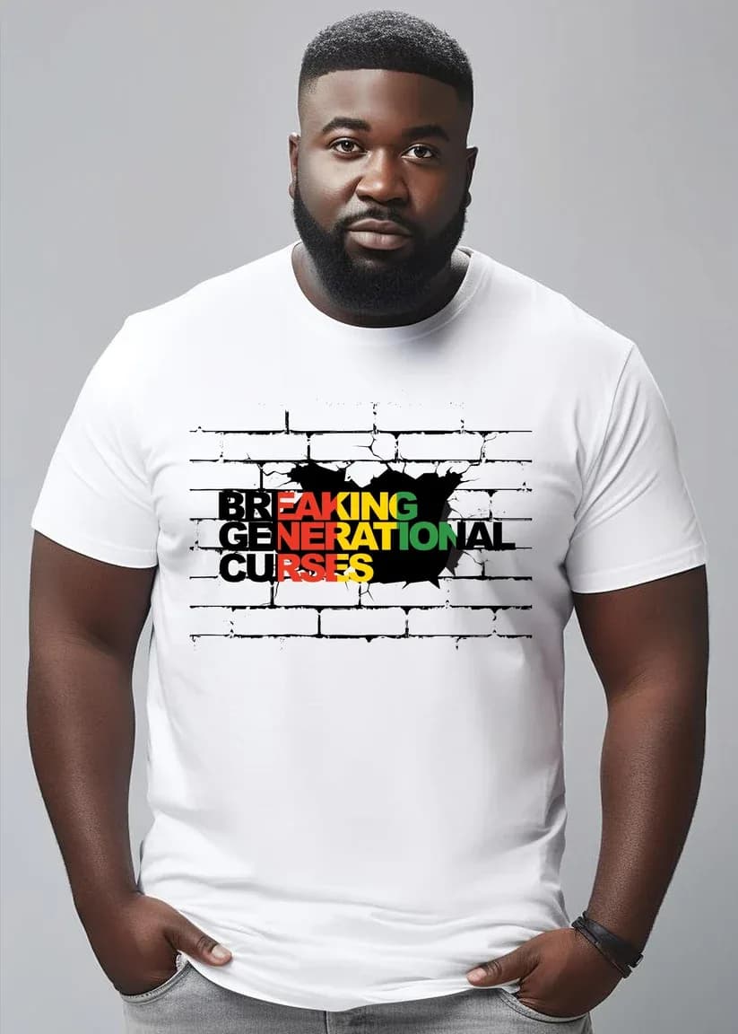 Breaking Generational Curses Brick Wall Graphic T-Shirt