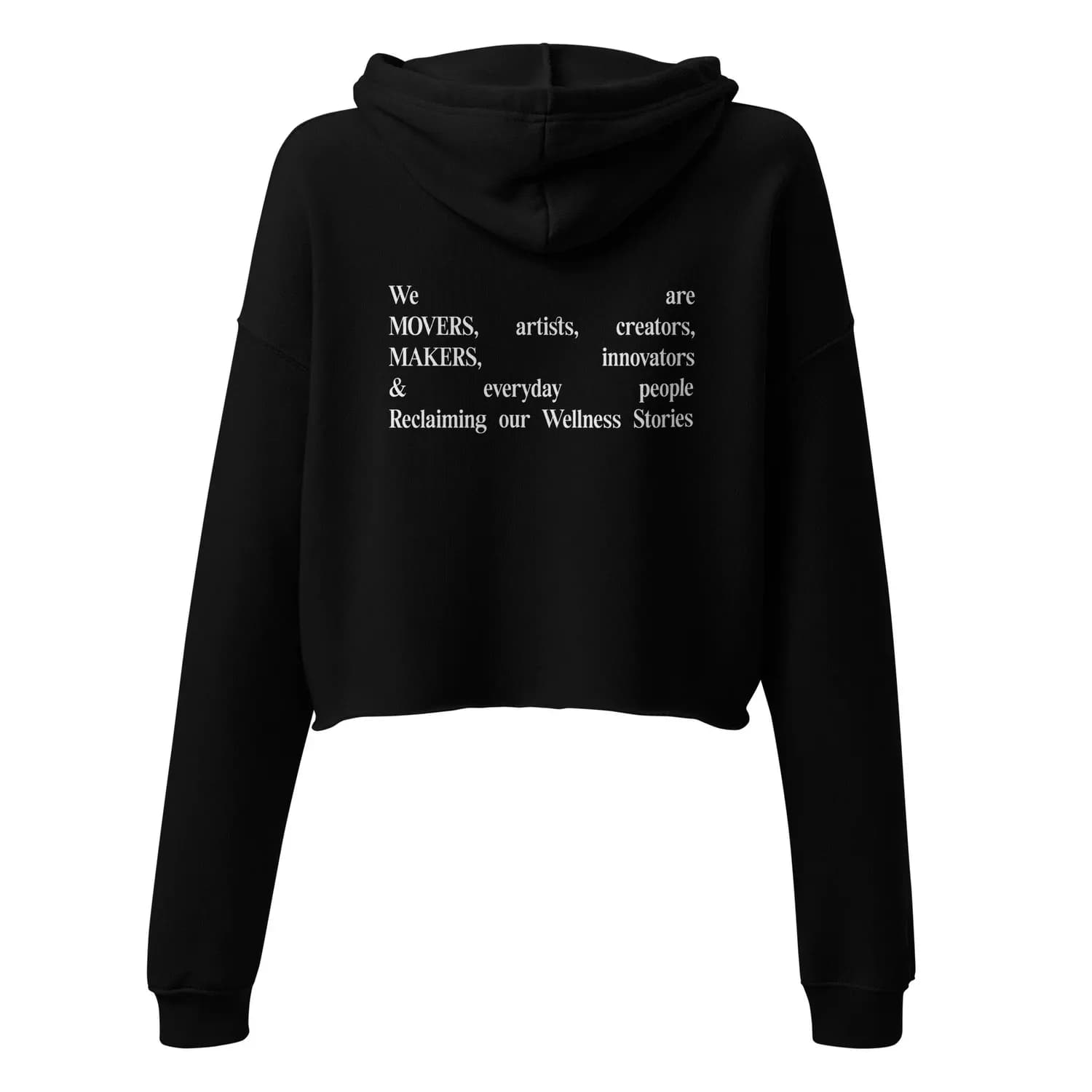 Wellness Crop Hoodie-Multigendered