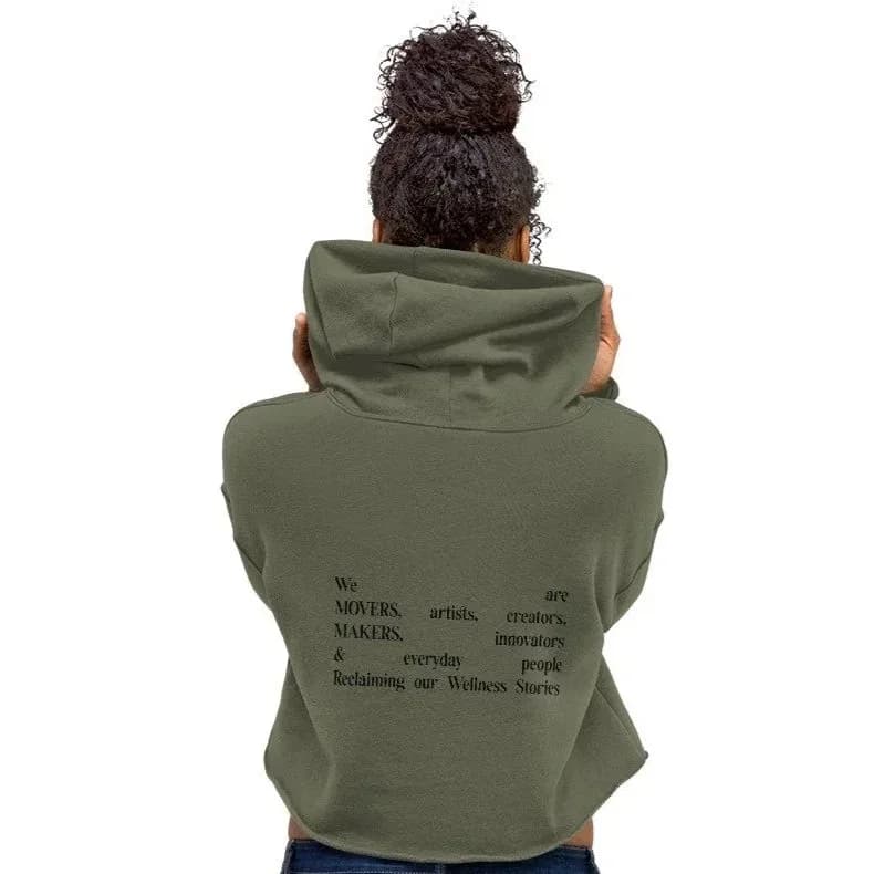 Wellness Crop Hoodie-Multigendered
