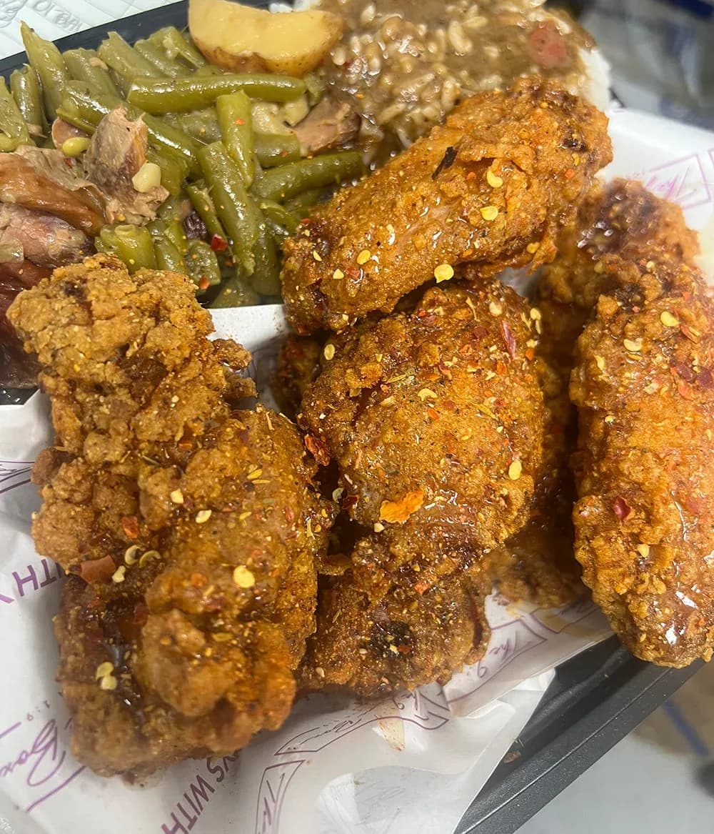 Honey Ol’ Bay Wings