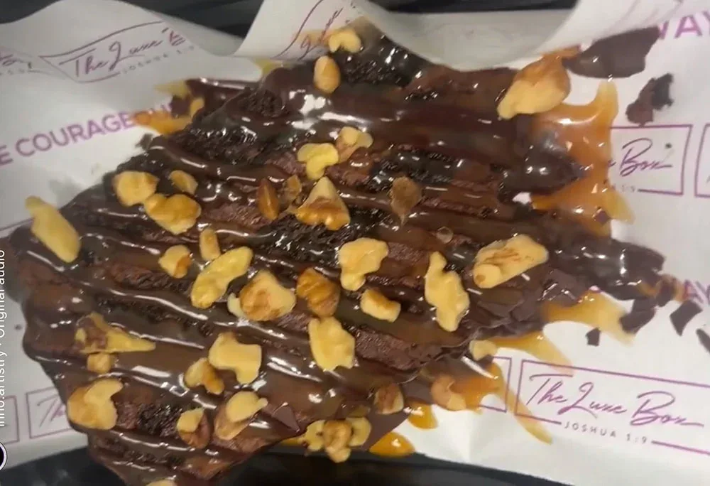 Turtle Chocolate Walnut Cake