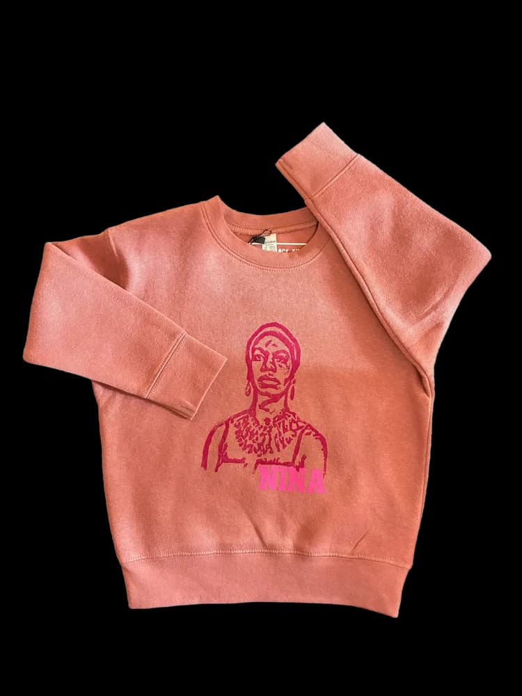 NINA SIMONE CREWNECK SWEATSHIRT for KIDS