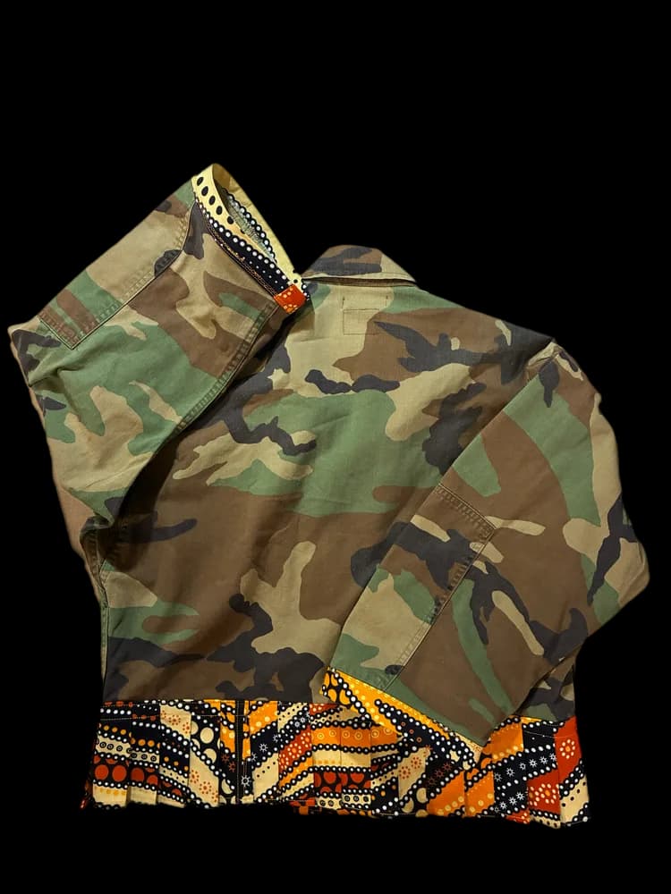 ANKARA ACCENT CROPPED CAMO