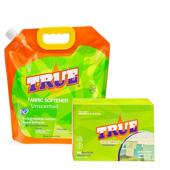 101oz UNSCENTED Fabric Softener & UNSCENTED DryerSheets