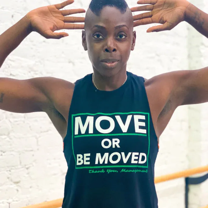 Move or Be Moved Cropped Tank