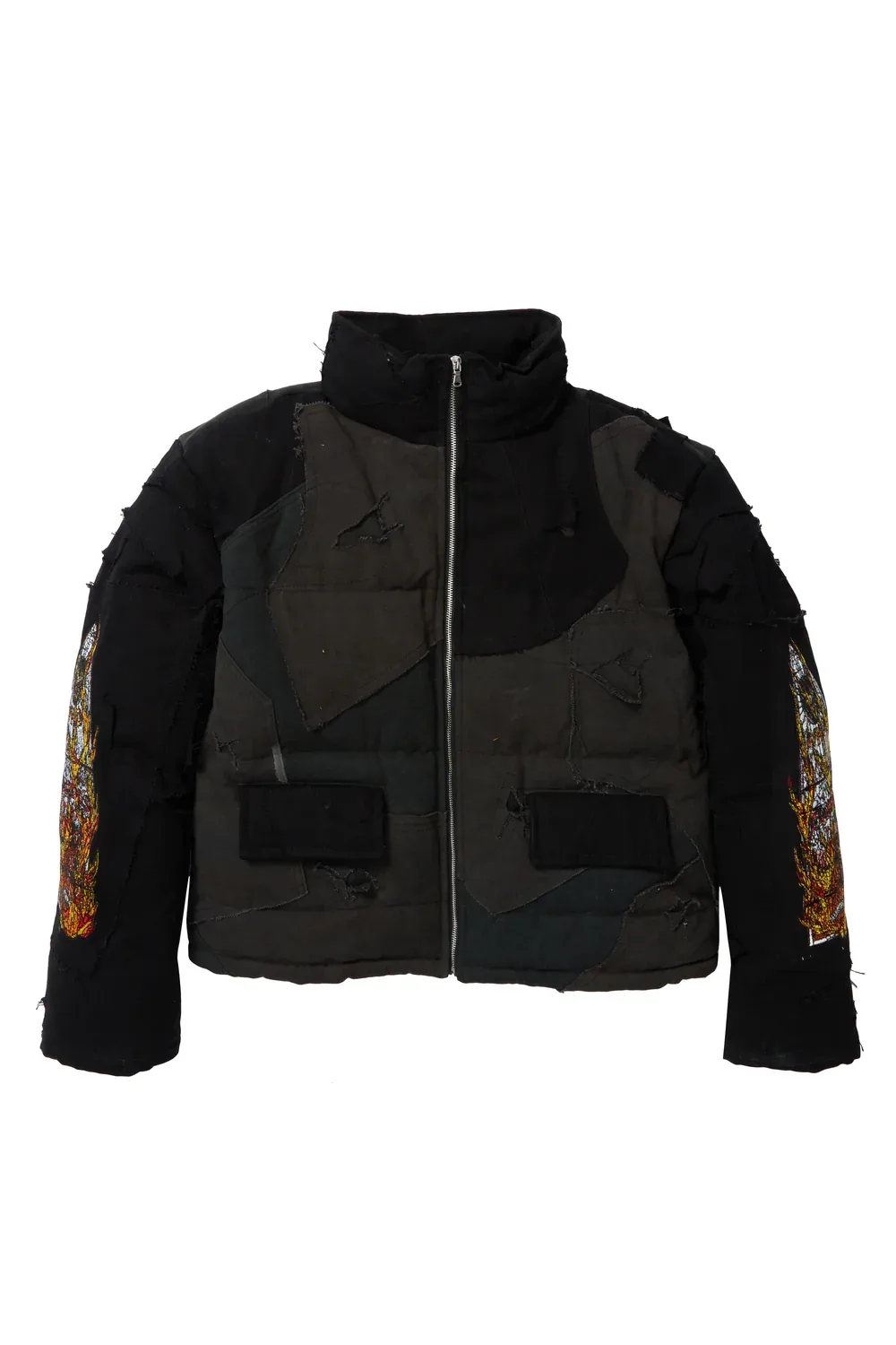 UPCYCLED PARKA COAL